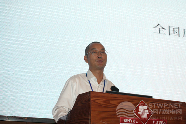 中國農機工業協會風能設備分會莊岳興副秘書長