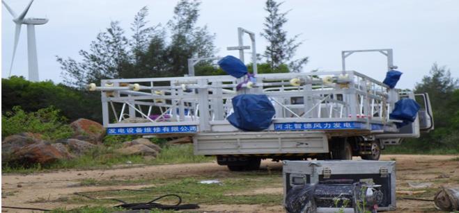 此圖為我公司回型平臺，用于修葉片，可租賃。
