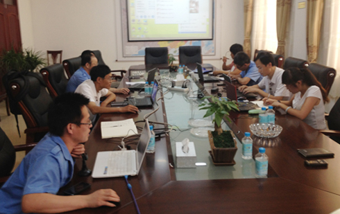 國(guó)際視頻會(huì)議現(xiàn)場(chǎng)