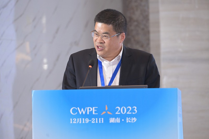 三一重能股份有限公司副總經理胡杰致辭